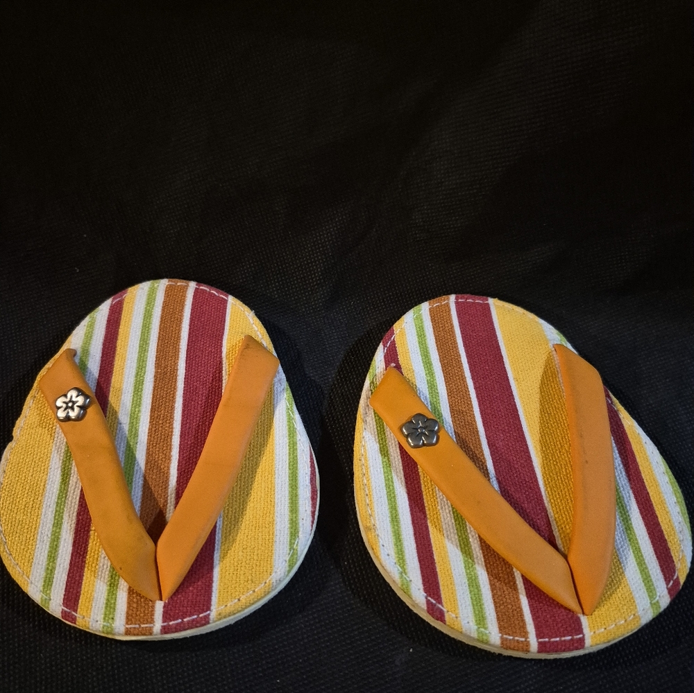 CARRIE AND CO. FLIP FLOP COASTERS (Set of 2)